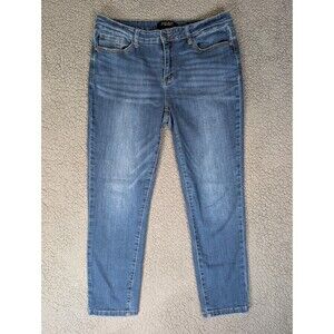 Judy Blue Jeans Womens sz 32 Relaxed Fit Mid Rise 32x26.5 (JB82102 DK) Stretch